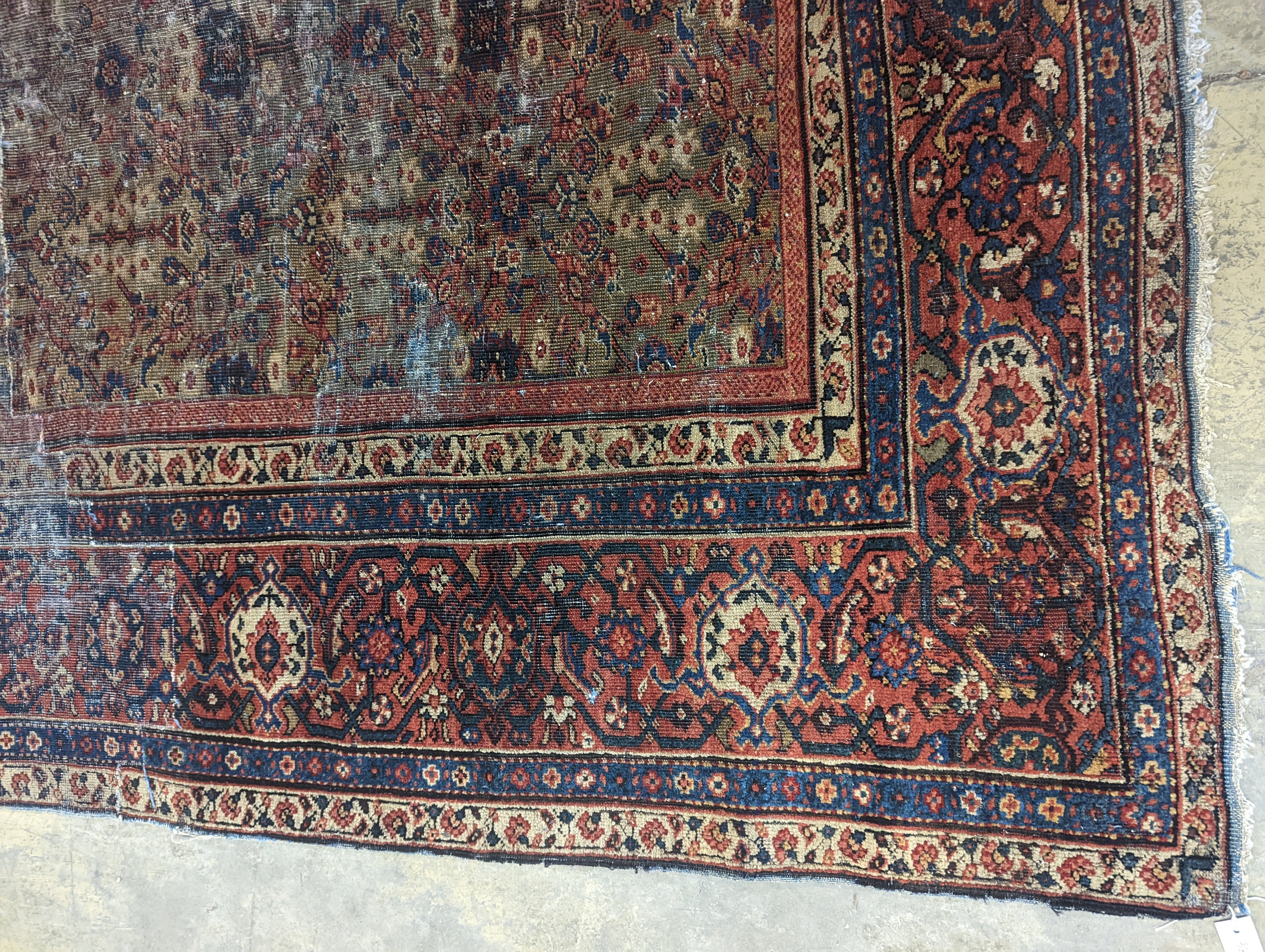 A Ziegler carpet (altered), 230 x 204cm